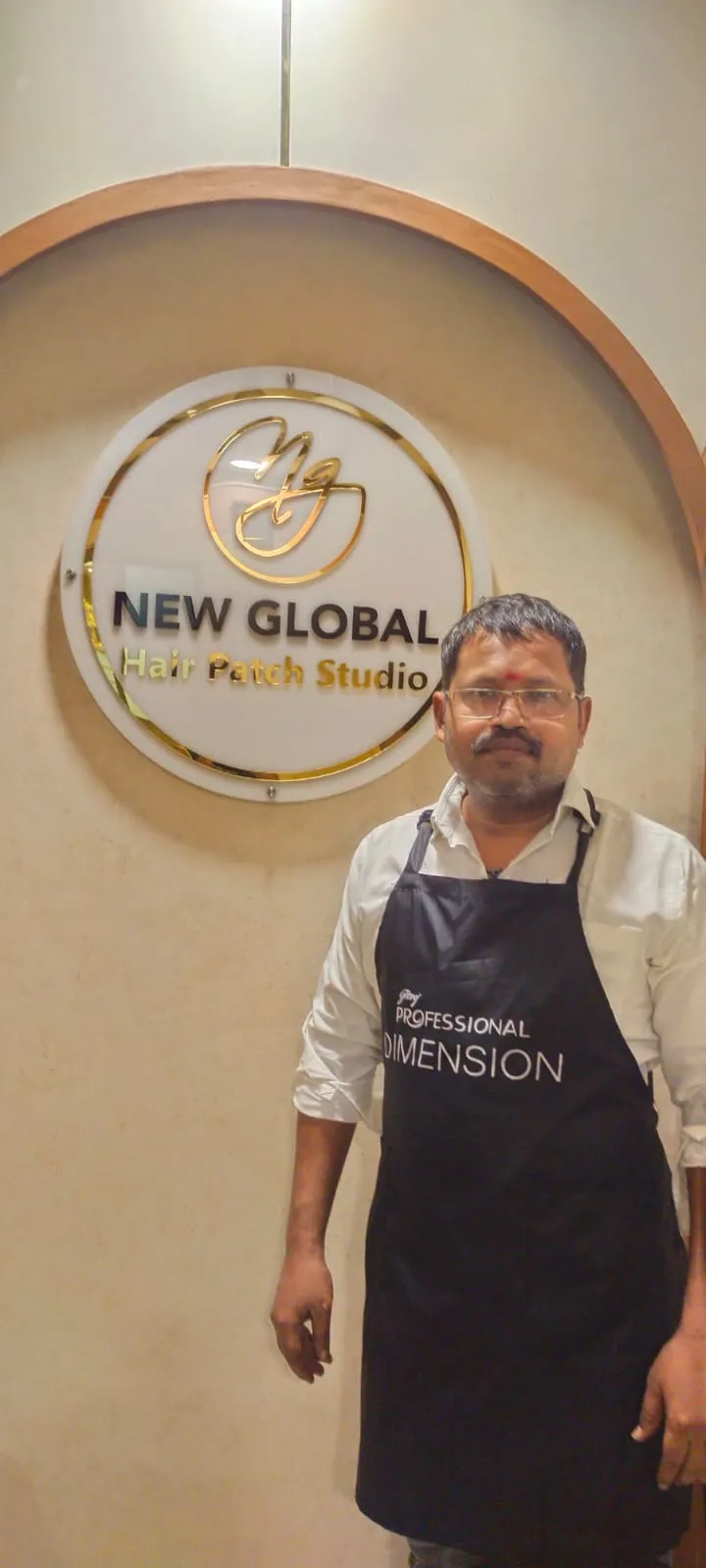 Studio moment at New Global Hair Patch Studio